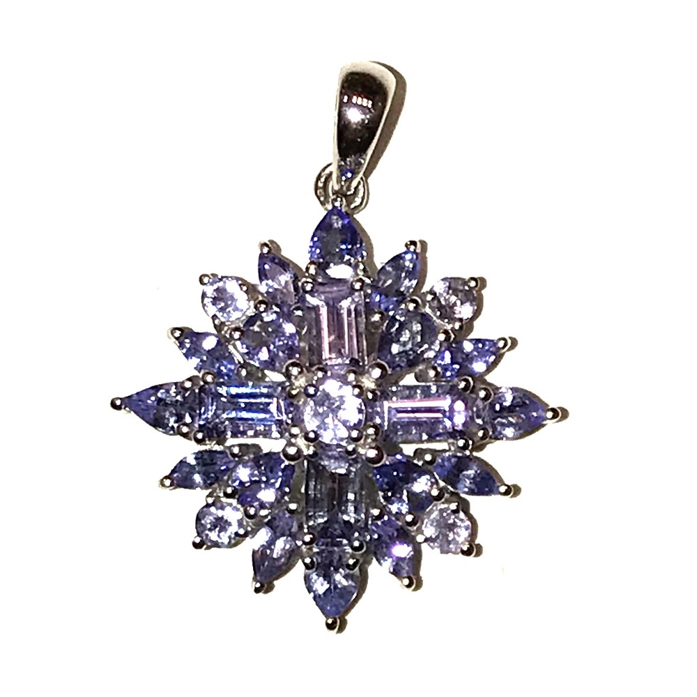 💯 genuine tanzanite pendant